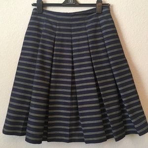 Pleated Worth Skirt